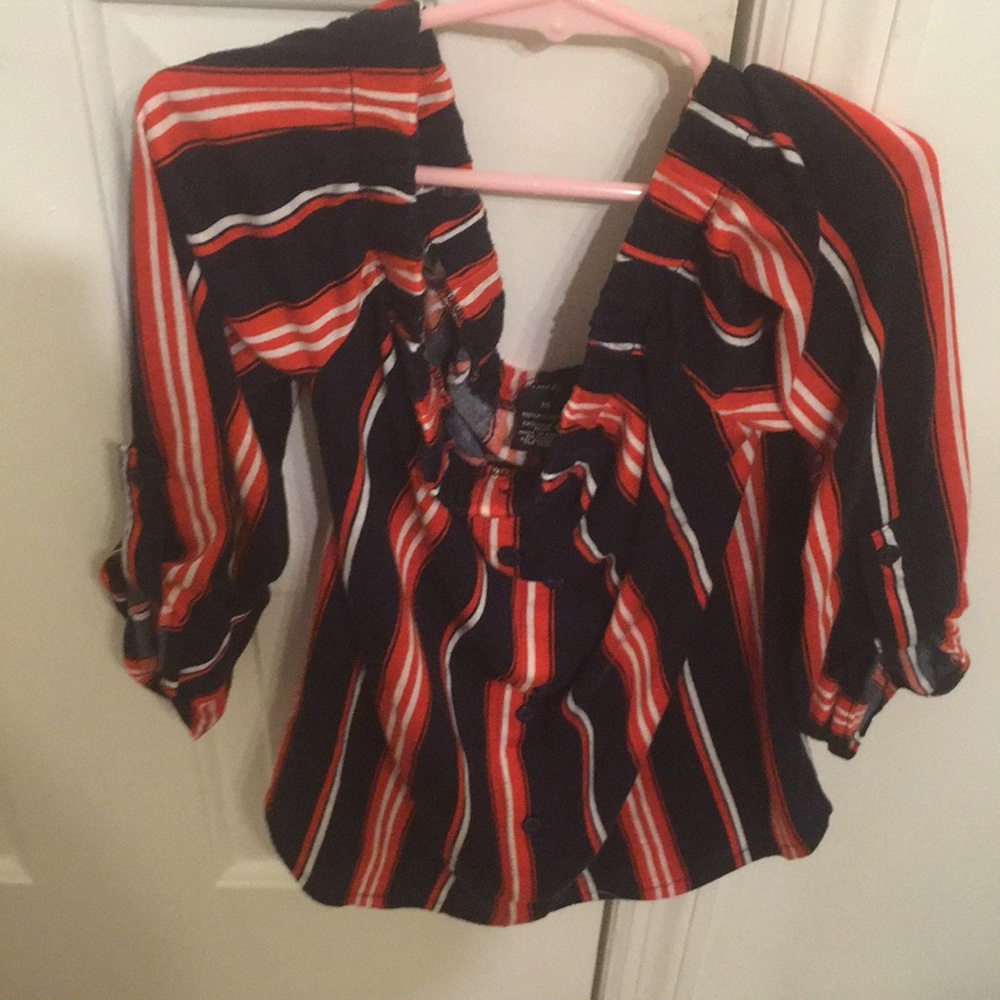 off  the shoulder cute shirt